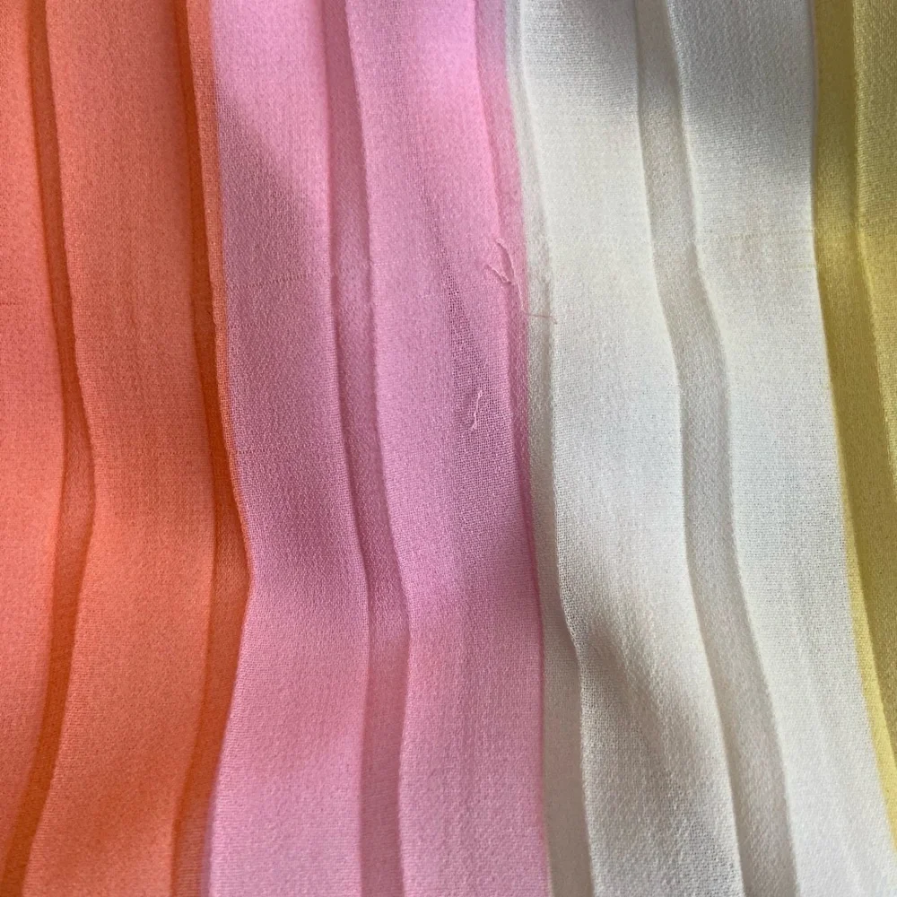 Fate Rainbow Multicolored Maxi Dress 
S Deep Vneck Cocktail New Imperfections - Picture 12 of 14